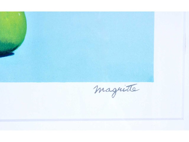 René magritte - le beau monde - litho - afbeelding 3 van  5