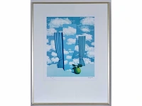 René magritte - le beau monde - litho