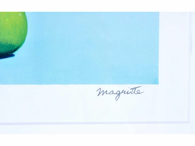 René magritte - le beau monde - litho - afbeelding 3 van  5