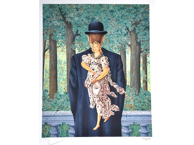 René magritte - le bouquet tout fait - litho - afbeelding 1 van  11