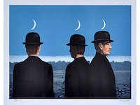 René magritte - le chef d’œuvre ou les mystères de l’horizon - litho - afbeelding 1 van  5