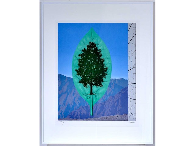 René magritte - le dernier cri - litho - afbeelding 1 van  4