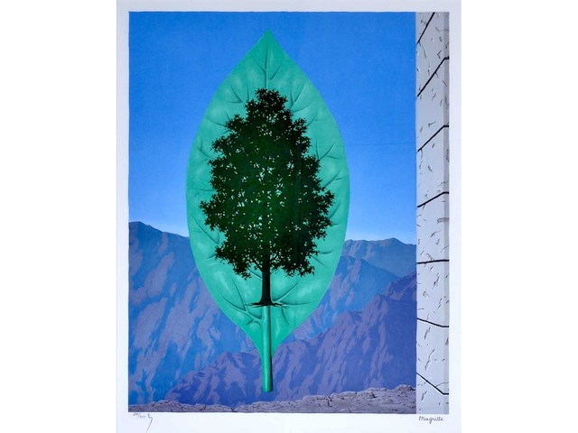 René magritte - le dernier cri - litho - afbeelding 2 van  4