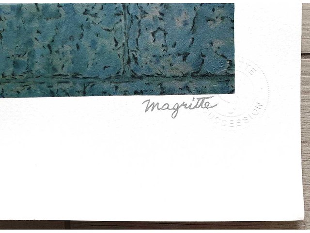 René magritte - le domaine d'arnheim - litho - afbeelding 3 van  4