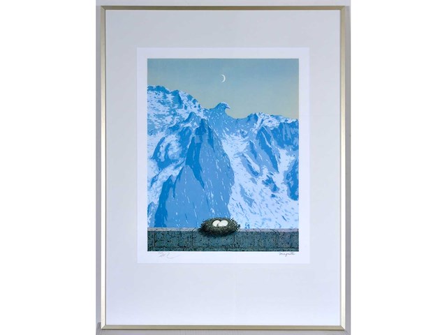 René magritte - le domaine d’arnheim - litho - afbeelding 1 van  2