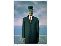 René magritte - le fils de l’homme - litho