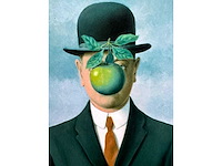 René magritte - le fils de l’homme - litho - afbeelding 3 van  3
