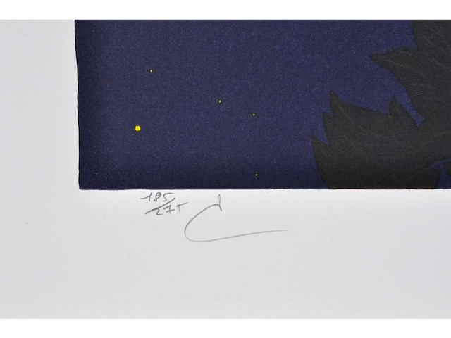 René magritte - le grand style - litho - afbeelding 2 van  2