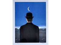 René magritte - le maître d’ecole - litho - afbeelding 2 van  4