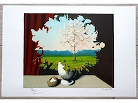René magritte - le plagiat - litho - afbeelding 4 van  4