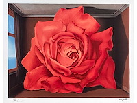 René magritte - le tombeau des lutteurs - litho - afbeelding 1 van  7