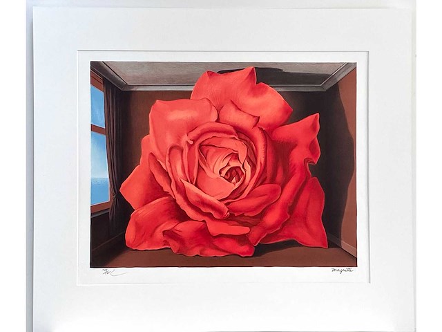 René magritte - le tombeau des lutteurs - litho - afbeelding 2 van  7