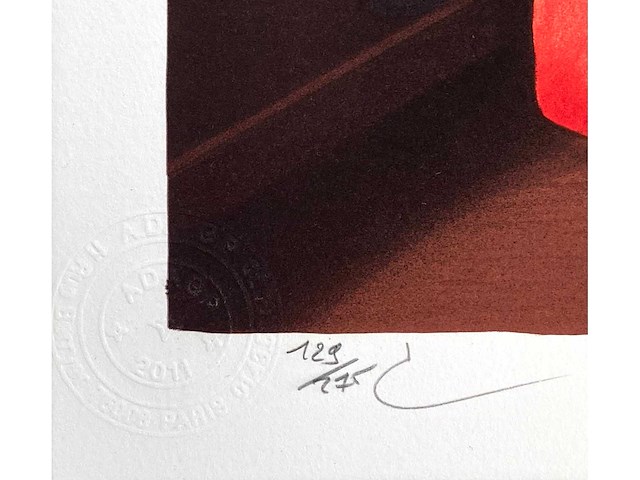 René magritte - le tombeau des lutteurs - litho - afbeelding 4 van  7