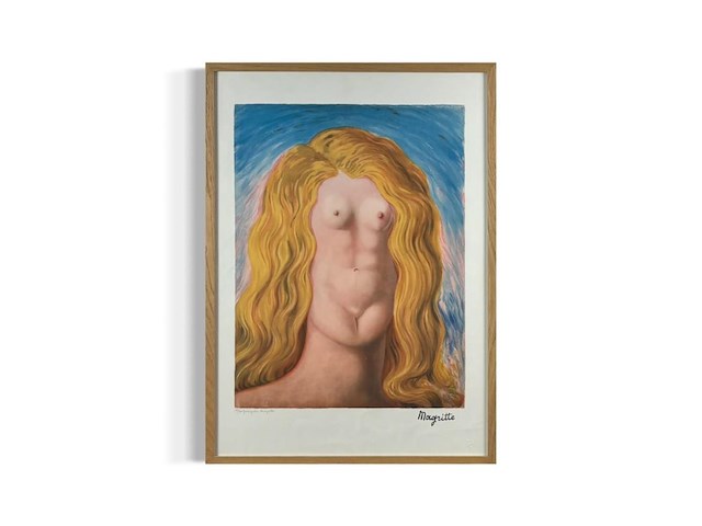 René magritte - le viol - afbeelding 1 van  2