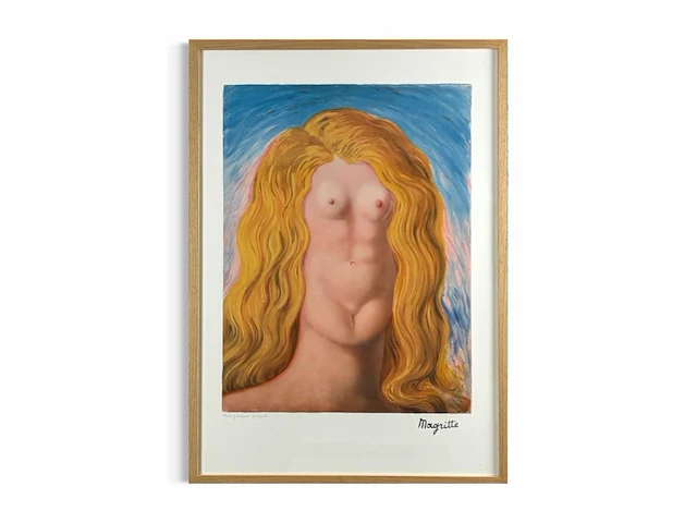 René magritte - le viol - afbeelding 1 van  1