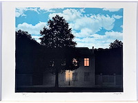 René magritte - l’empire des lumières - litho - afbeelding 2 van  7