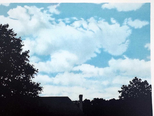 René magritte - l’empire des lumières - litho - afbeelding 6 van  7
