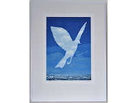 René magritte - l’entrée en scène - litho - afbeelding 1 van  8