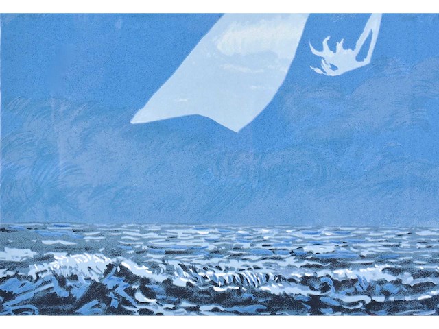 René magritte - l’entrée en scène - litho - afbeelding 5 van  8