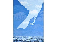 René magritte - l’entrée en scène - litho - afbeelding 6 van  8