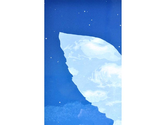 René magritte - l’entrée en scène - litho - afbeelding 8 van  8