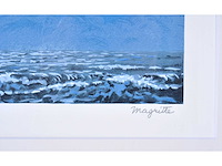 René magritte - l’entrée en scène - litho - afbeelding 3 van  8