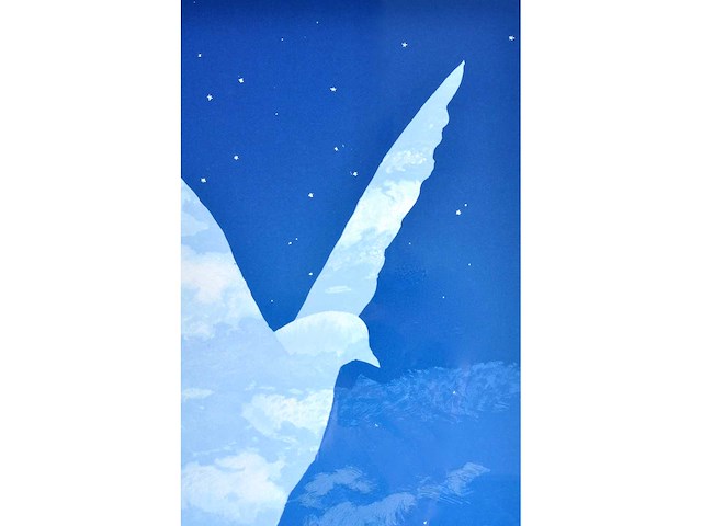 René magritte - l’entrée en scène - litho - afbeelding 7 van  8