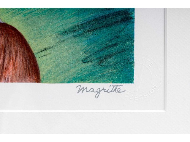 René magritte - les amants - litho - ingelijst - afbeelding 4 van  4
