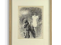 René magritte - lithografie 1948 - afbeelding 1 van  1