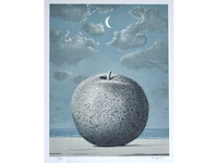 René magritte - souvenir de voyage - litho - afbeelding 2 van  6