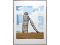 René magritte - souvenir de voyage - litho - afbeelding 2 van  5