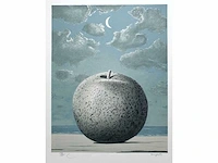 René magritte - souvenir de voyage - litho