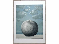 René magritte - souvenir de voyage - litho - afbeelding 2 van  4