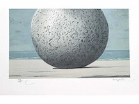 René magritte - souvenir de voyage - litho - afbeelding 3 van  4