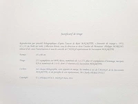 René magritte - souvenir de voyage - litho - afbeelding 4 van  4