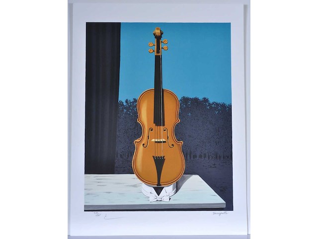 René magritte - un peu de l'âme des bandits - litho - afbeelding 3 van  10