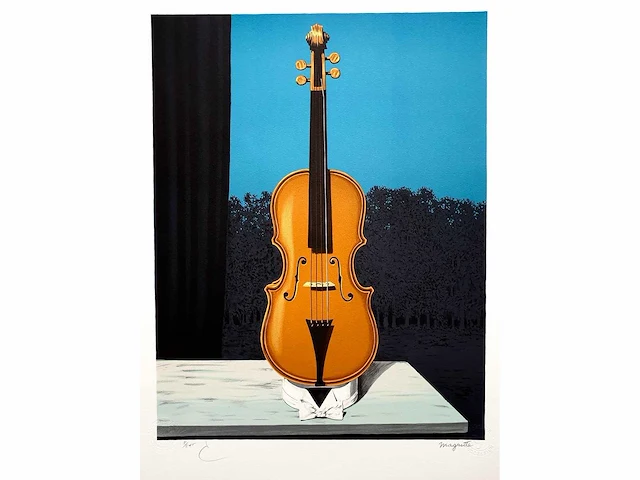 René magritte - un peu de l'âme des bandits - litho - afbeelding 3 van  5