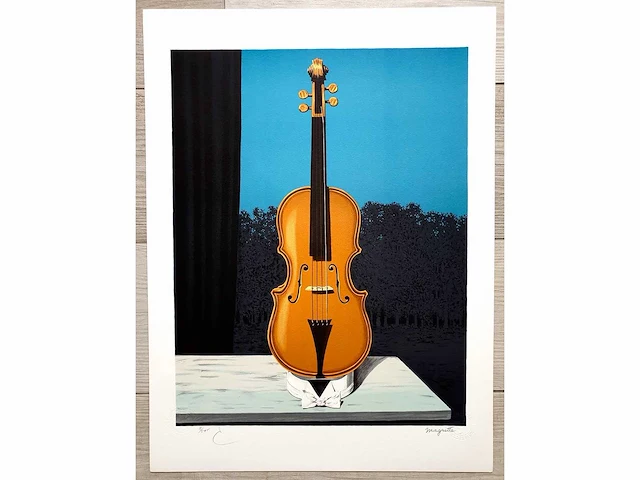 René magritte - un peu de l'âme des bandits - litho - afbeelding 4 van  5
