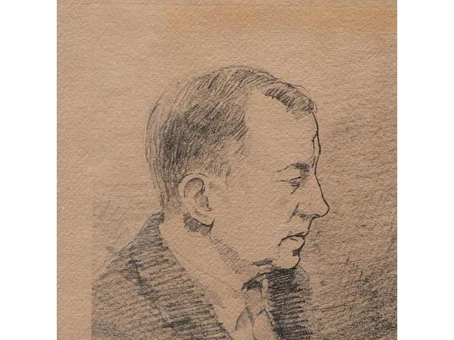 René magritte (1898-1967), 'ecrire, portrait de paul eluard', etching, h.c. 31 x 36.5 cm. (12.19 x 14.36 in.), frame: 61 x 64.5 cm. (24.01 x 25.39 in.) - afbeelding 5 van  5
