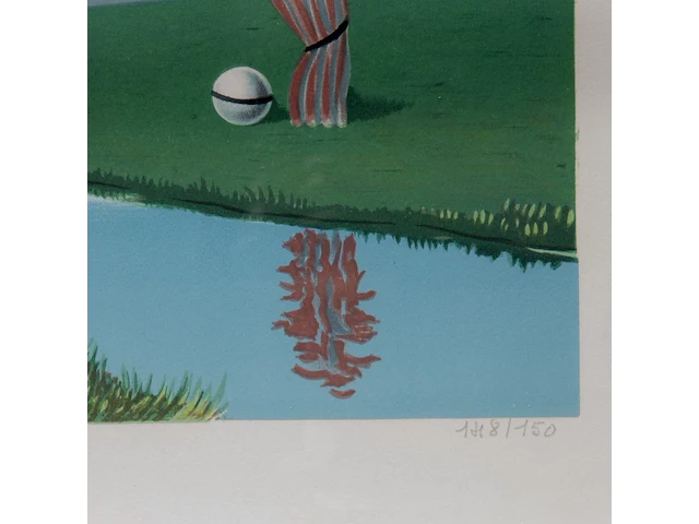 René magritte (1898-1967), ‘la géante’, lithograph, edition of georgette, n° 148/150 63.5 x 52 cm. (25 x 20.46 in.), frame: 75.5 x 60 cm. (29.71 x 23.62 in.) - afbeelding 5 van  5