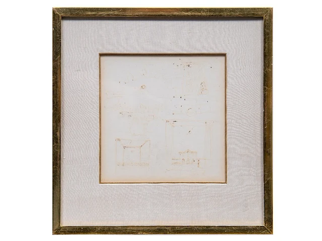 René magritte (1898-1967), two interesting framed recto-verso study sketches, and several letters and correspondence rectangular drawing 14.5 x 14.5 cm. (5.71 x 5.71 in.), drawing with hat 12 x 19 cm. (4.71 x 7.48 in.) - afbeelding 9 van  9