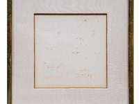 René magritte (1898-1967), two interesting framed recto-verso study sketches, and several letters and correspondence rectangular drawing 14.5 x 14.5 cm. (5.71 x 5.71 in.), drawing with hat 12 x 19 cm. (4.71 x 7.48 in.) - afbeelding 9 van  9