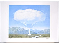 René magritte (naar) - la corde sensible - litho - sign. greorgette magritte - afbeelding 3 van  6