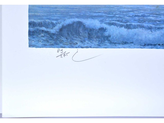 René magritte (naar) - la grande famille - litho - afbeelding 4 van  9