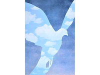 René magritte (naar) - la grande famille - litho - afbeelding 5 van  9