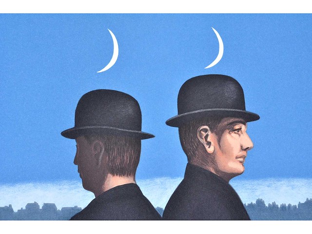René magritte (naar) - le chef d’œuvre ou les mystères de l’horizon - litho - afbeelding 6 van  8
