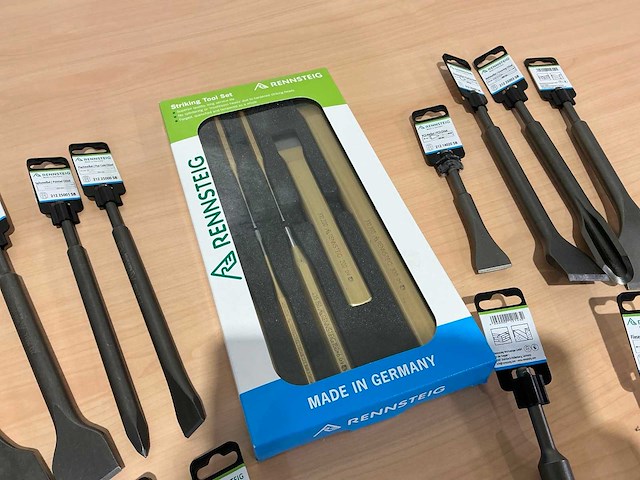 Rennsteig handgereedschap steenbeitels + sds steenbeitels + doorslagen - afbeelding 1 van  4