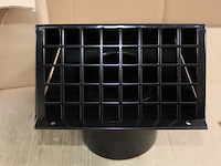 Renson gevelrooster zwart 230x267 - afbeelding 3 van  4