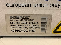 Renz ecl 360 ringsluitmachine - afbeelding 5 van  5