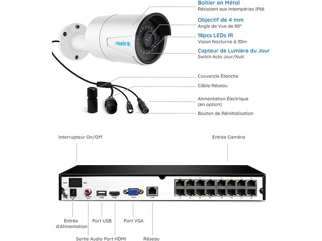 Reolink kit vidéo surveillance - afbeelding 11 van  14